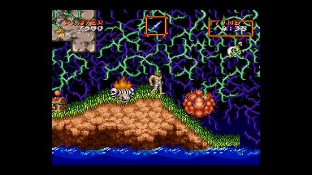 Chou Makaimura SNES Rom Ghouls 'N Ghosts 1 (хак бессмертие) смотреть онлайн