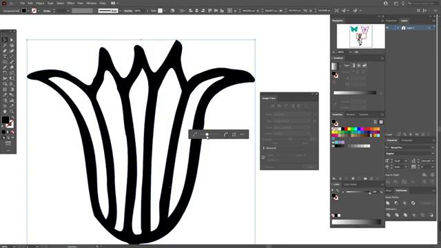 КАК ПЕРЕВЕСТИ ЛЮБОЕ ИЗОБРАЖЕНИЕ ИЗ РАСТРА В ВЕКТОР в ADOBE ILLUSTRATOR_ ТРАССИРОВКА. ПРИМЕРЫ смотреть онлайн