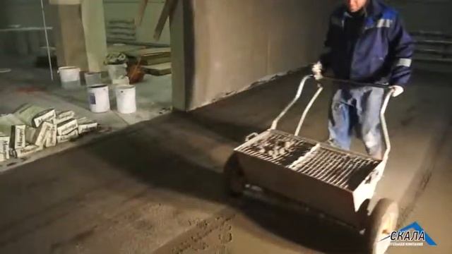 ЖК "Дудергоф" Устройство бетонного пола с упрочненным верхним слоем смотреть онлайн