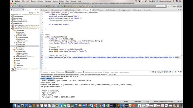 Automate Rest POST Call using HTTP Client - Rest API Automation - Part-5 смотреть онлайн