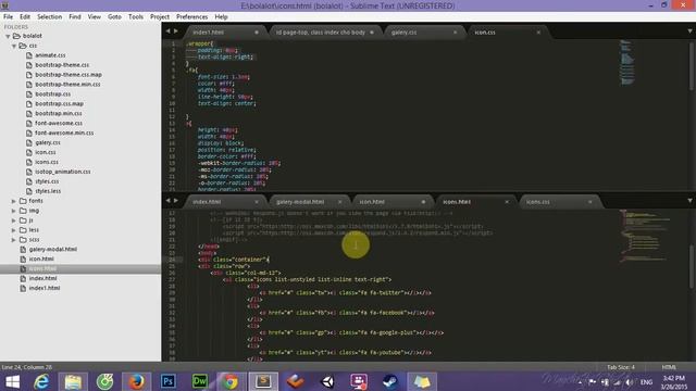 tạo icon mạng xã hội bằng font awesome - bootstrap -animate.css смотреть онлайн