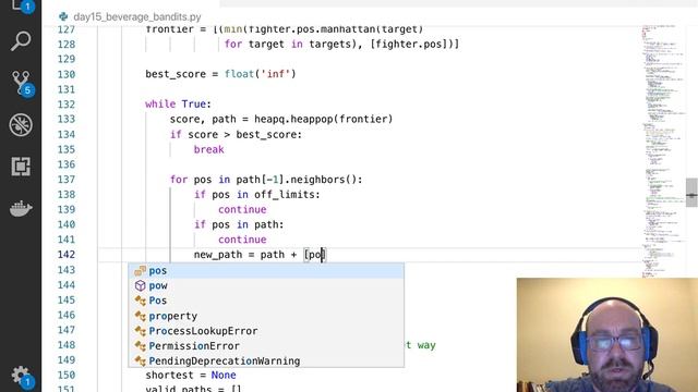 Joel Grus - Advent of Livecoding 2018 - Day 15 - Part 2 смотреть онлайн