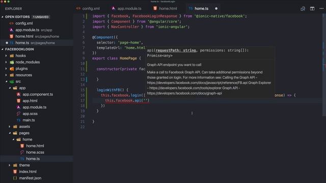 Ionic Facebook Login and User Profile Data смотреть онлайн