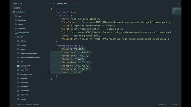 4 - Package.json en Laravel | Rimorsoft Online смотреть онлайн