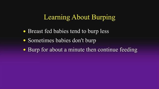 Newborn Burping Techniques смотреть онлайн