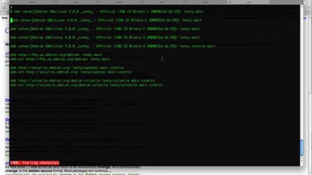 changing apt-get source list смотреть онлайн