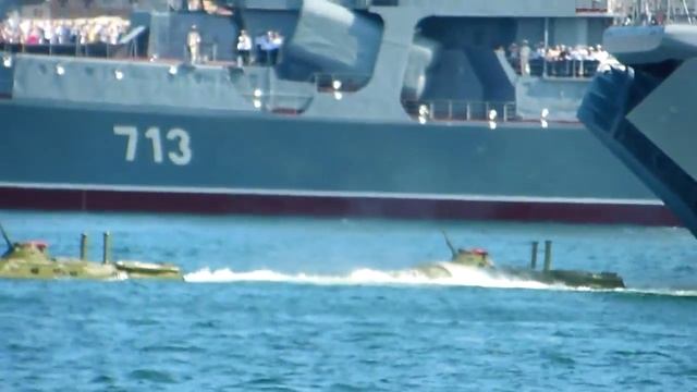 БДК Ямал - День ВМФ / Large landing ship "Yamal" смотреть онлайн