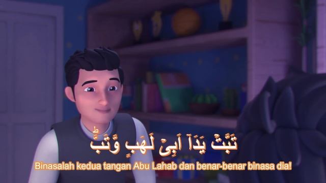 Murotal Anak Surat Al Lahab - Riko The Series (Qur'an Recitation for Kids) смотреть онлайн