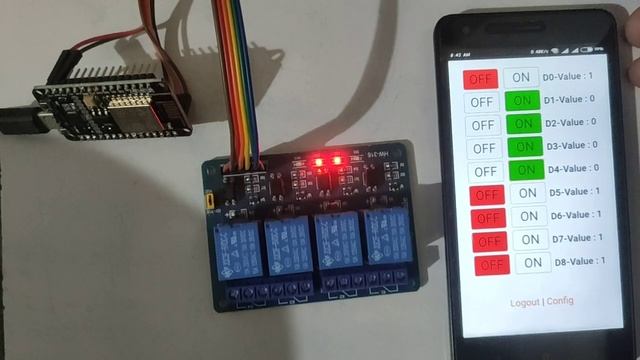 NodeMCU Remote (android app) with Firebase смотреть онлайн
