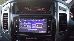 How to Change the Time & Date on a Mitsubishi Pajero Clock - Synchronise Tutorial (Shogun, Montero)