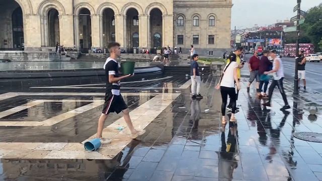 Վարդավառը Երևանում 2021 , Celebrating Vardavar, Armenia's Water Festival ,Праздник вардавар