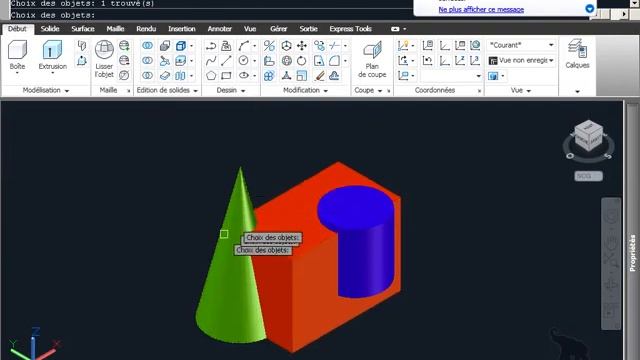 25 OPERATION BOOLEENNES FORMATION AUTOCAD HIGH смотреть онлайн