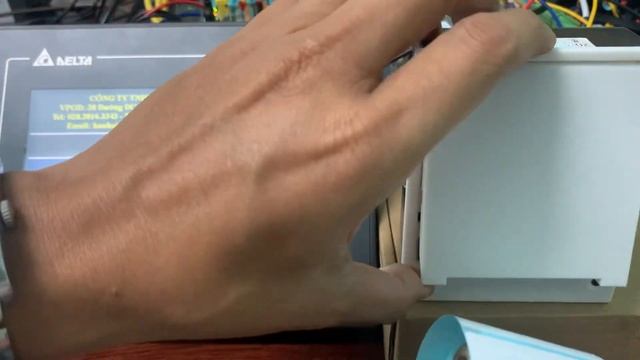 HMI Delta connect Thermo printer via usb port смотреть онлайн