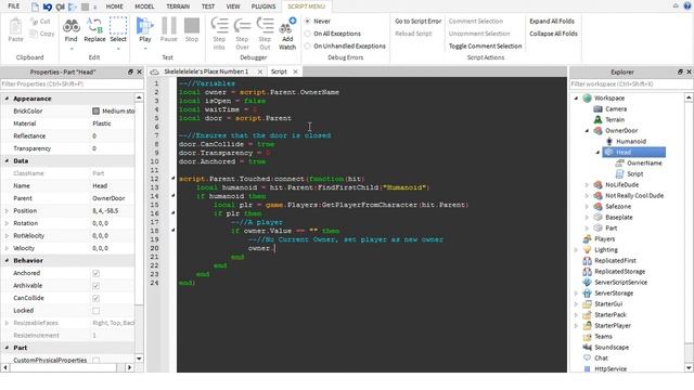 Roblox | How to make an owner/tycoon door смотреть онлайн