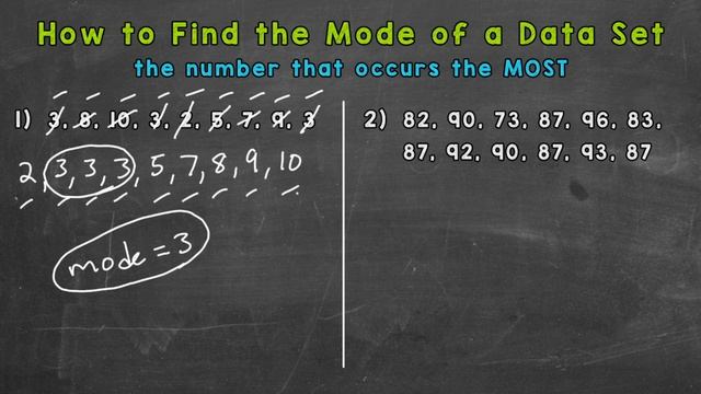 How to Find the Mode | Math with Mr. J смотреть онлайн
