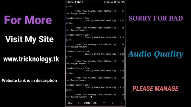 SMS BOMB using termux - Tools & Scripts easiest - tricknology.tk | Tutorials For Free, part 2 смотреть онлайн
