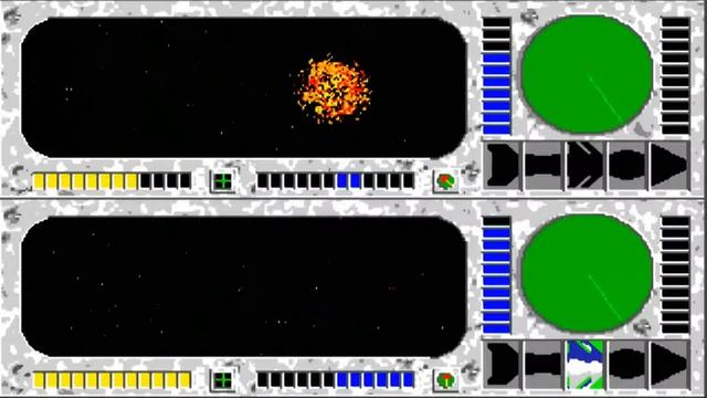 AMIGA OCS Galactic Invasion 1987Silent Software смотреть онлайн