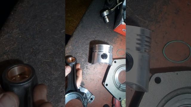 Самодельные шатунам и поршня на минитрактор iseki 1500 2 часть. смотреть онлайн