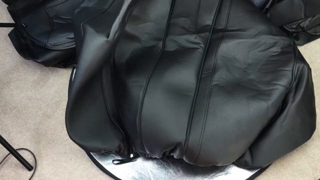 GloveBox Premium Seat cover Set - complete set unboxing (faux-leather covers for car) смотреть онлайн