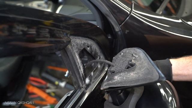How to replace wing mirror NISSAN QASHQAI (J10, NJ10) [TUTORIAL AUTODOC] смотреть онлайн