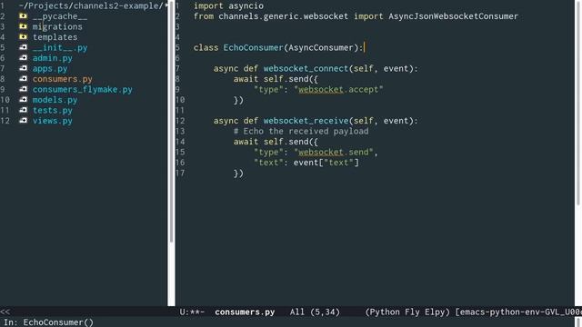 Django Channels Tutorial - User Notifications, Echo Consumer, Tick Tock (not another Chat tutorial) смотреть онлайн