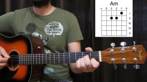 Мёртвые дельфины - На моей луне на гитаре. Тональность Am (кавер Роман Морозов)