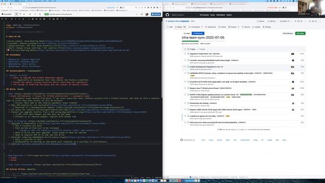 2022 07 05 Jenkins Infra Meeting смотреть онлайн