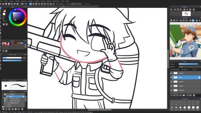 【 SpeedPaint 】B Cell from Hataraku Saibo (Cells at Work) - Medibang Paint Pro смотреть онлайн