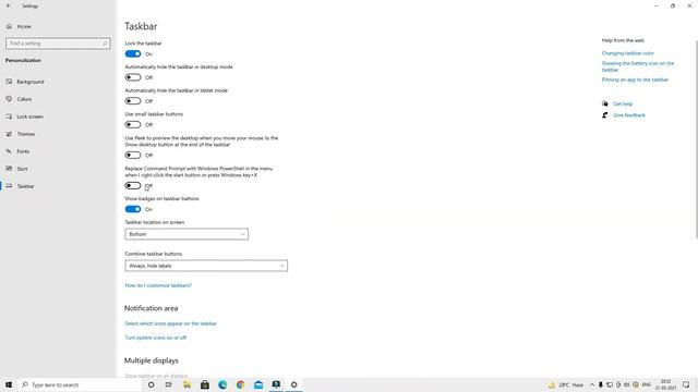 How To Use The Taskbar In Windows 10 - Windows 10 Taskbar Customization - Windows Taskbar Settings