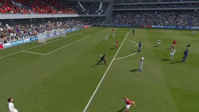 FIFA 16 вратарю не понравился защитник)))FIWC смотреть онлайн