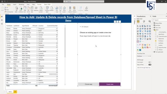 How to Add, Update, Delete records in database or Spread Sheet from Power BI смотреть онлайн