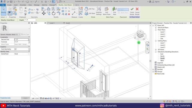 Elegant Facade in Revit Project #2 | Window Design смотреть онлайн
