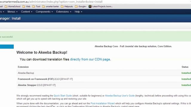 How to Backup Joomla 3 with Akeeba Backup смотреть онлайн