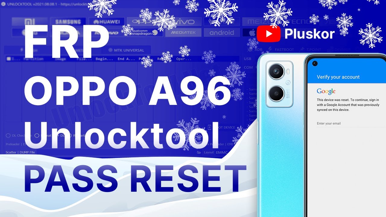 FRP! OPPO A96 CPH2333 Сброс всех паролей. Программа Unlocktool. смотреть онлайн