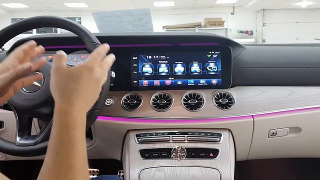 Мультимедия + навигация. Установка в Mercedes E200 2018 года