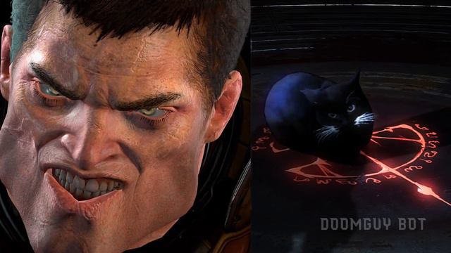 The DOOM Slayer sees Maxwell The Cat смотреть онлайн