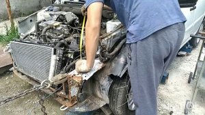 ЛАДА ГРАНТА ВЫТЯЖКА ЛОНЖЕРОНА , ЗАМЕНА ТЕЛЕВИЗОРА .