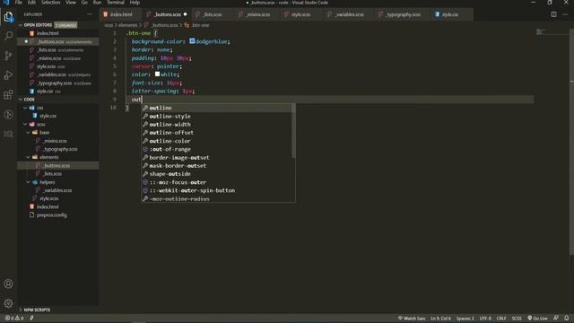 SASS/SCSS Tutorial #7 - Extend смотреть онлайн