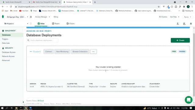 Registrasi Akun Mongodb смотреть онлайн