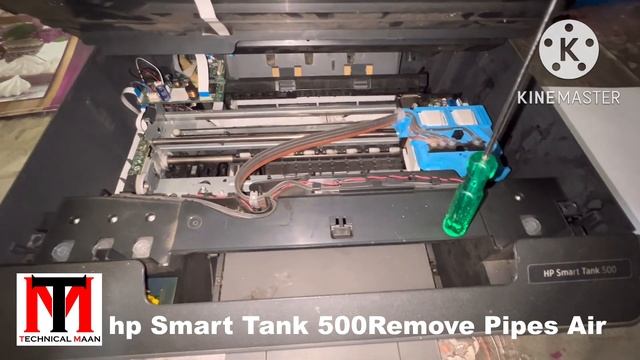 Printer hp Smart Tank 500 Pipe Air Problem & Blank Paper Print ( Head Ink Charging 100% Solution ) смотреть онлайн