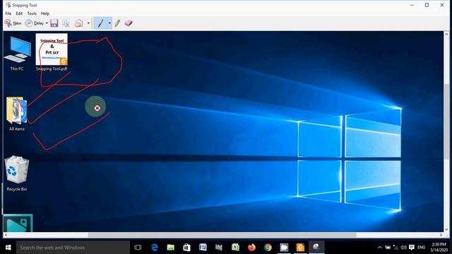 Snipping Tool and Prt scr Key and how we take screenshot of our Computer Desktop смотреть онлайн