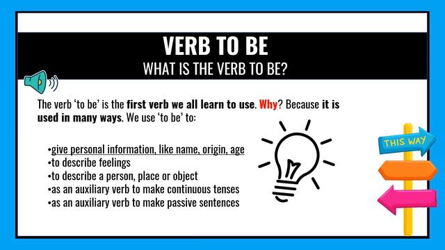 VIDEO PRESENTATION 1 "VERB TO BE" смотреть онлайн