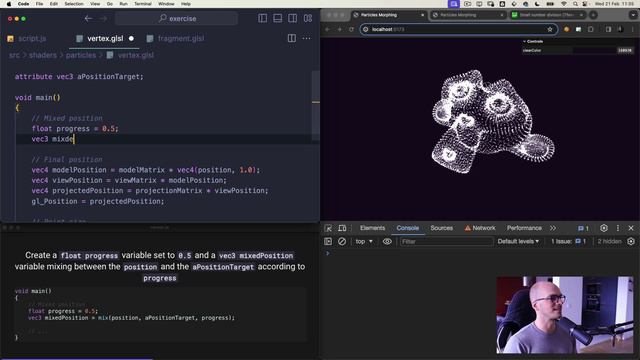 40 — Particles Morphing Shader смотреть онлайн
