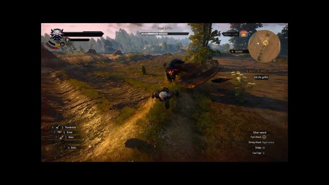 The Witcher 3 PC Game - Griffin 😳 Monster 🔥🔥🔥 смотреть онлайн