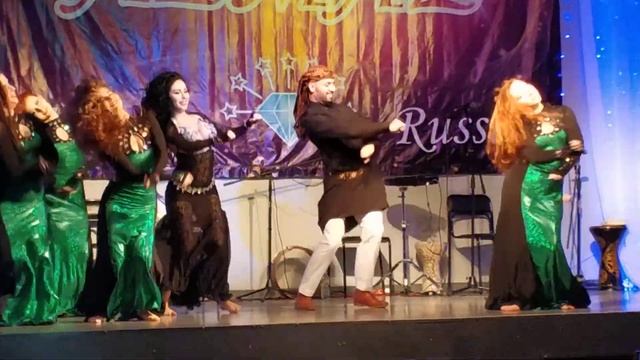 Iraqi Dance Mohanned Hawaz & Yana Gilmutdinova Show Ballet Almaz Bellydance Festival / Ираки