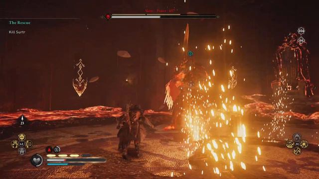 Assassin's Creed Valhalla Surtr in the rescue - fists only + ability + nightmare difficulty смотреть онлайн