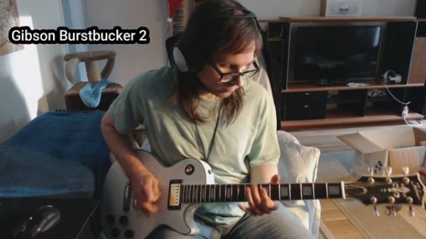 Seymour Duncan 59B vs Gibson Burstbucker 2 (Bias AMP2)