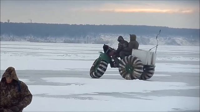Новогодняя рыбалка в Тольятти 2020- Пензенские рыбаки на Жигулёвсом море смотреть онлайн