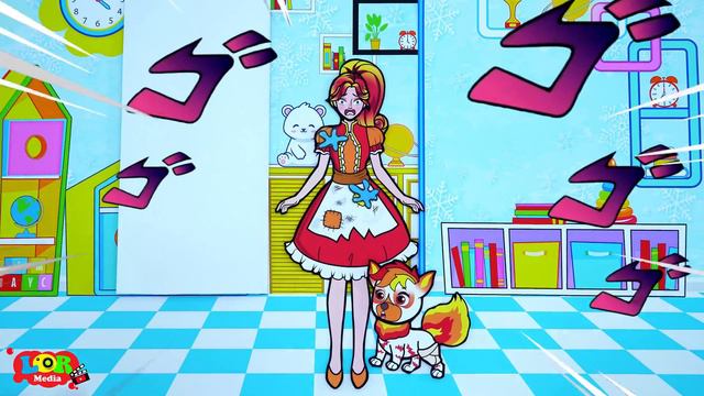 Paper Dolls Dress Up - Frozen & Talented Pet Competition Dress - DIY Dresses Handmade