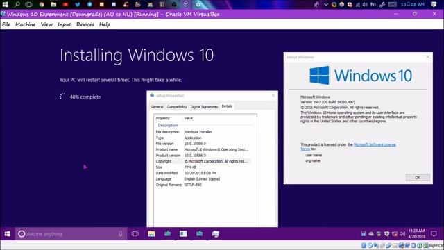 Windows 10 Downgrade Experiment on a VM! смотреть онлайн